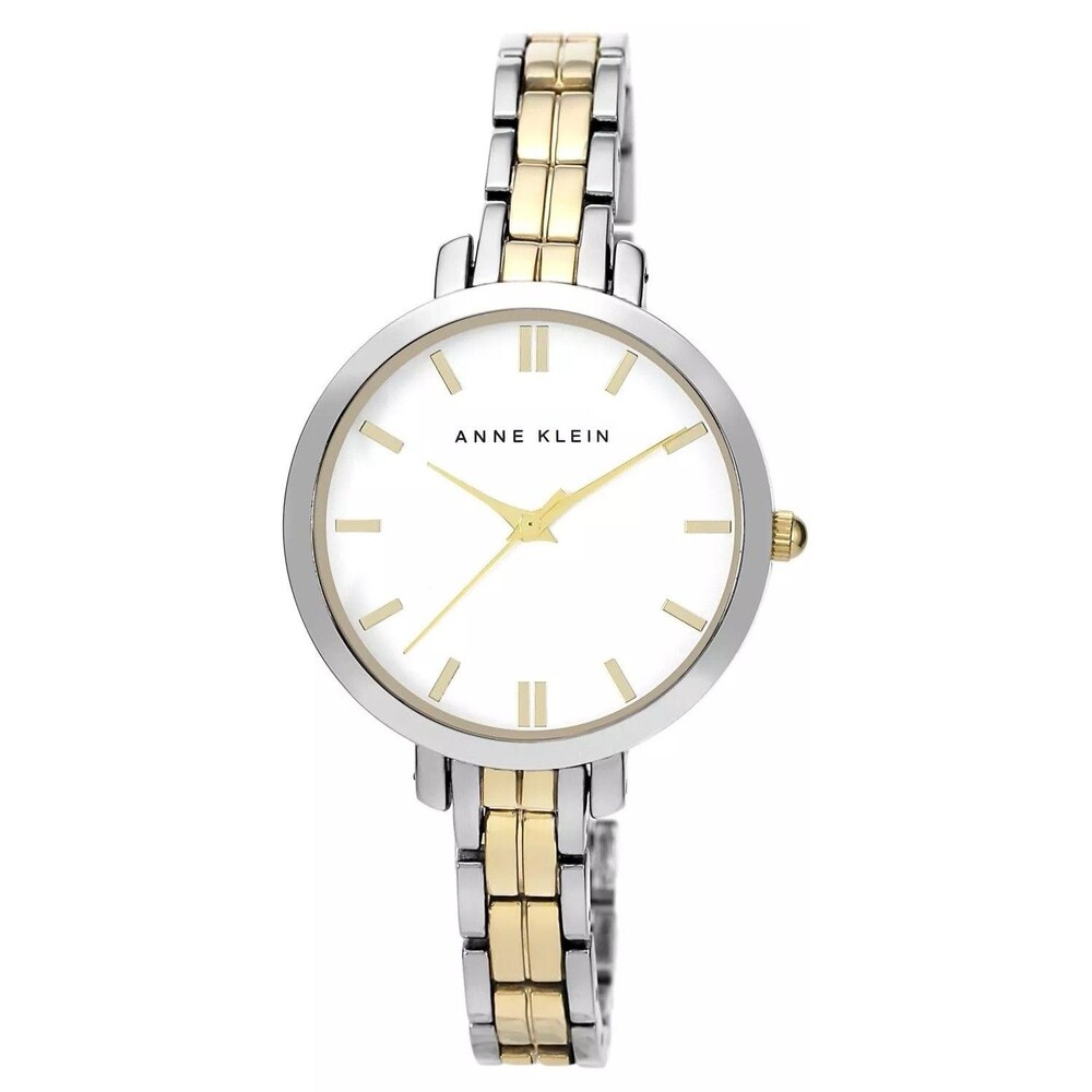 Anne Klein Gold Dial Two-tone Ladies Watch AK/1447SVTT New In Box